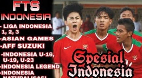 FTS MOD PES 2019 Edition Timnas ,Liga 1 2 & 3 Indonesia 