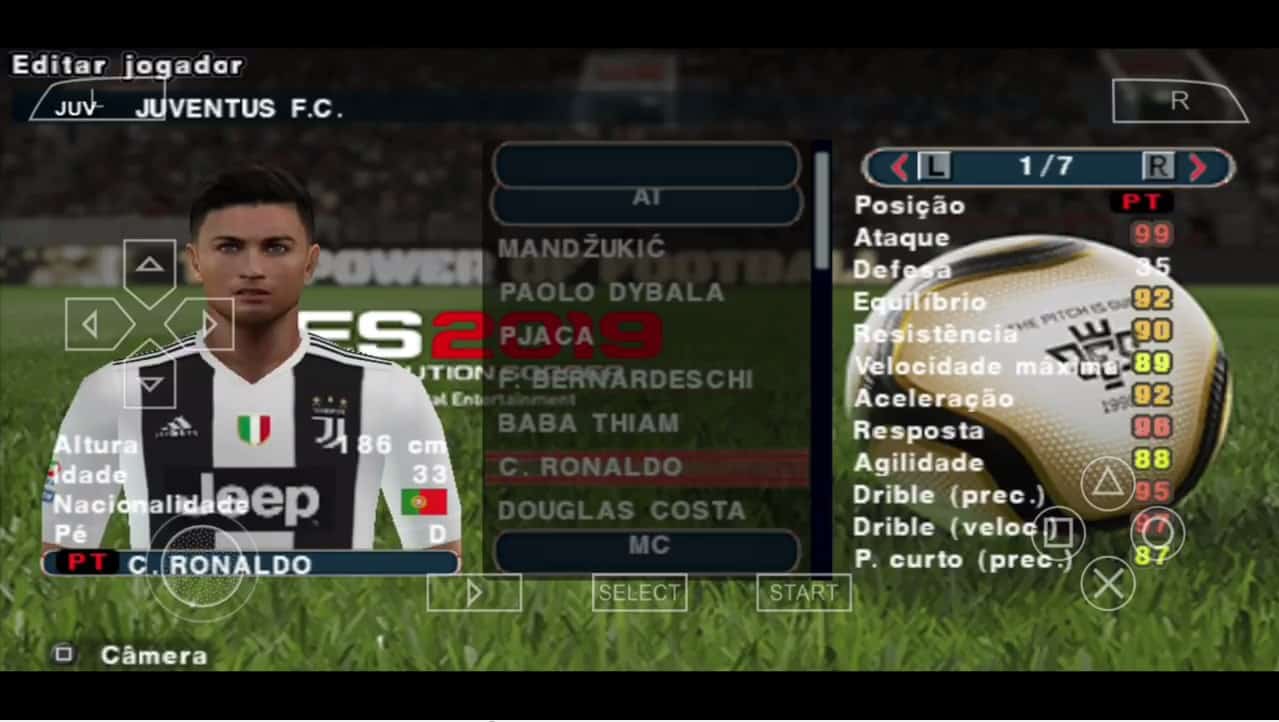 PES 2019 ISO PPSSPP Update Jersey Terbaru Download Game