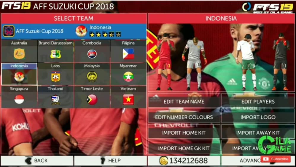 FTS 19 Mod AFF SUZUKI CUP 2018 full update – Download Game 