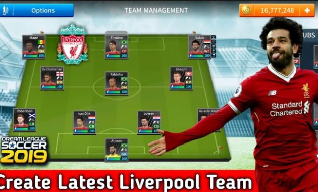 Download DLS 19 Apk Mod Liverpool FC Obb Data Offline By