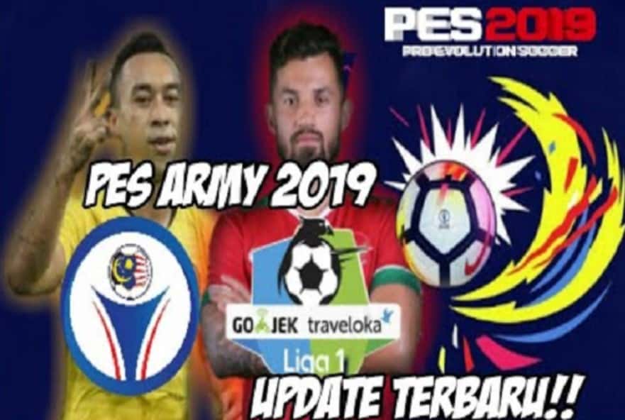 Download PES ARMY 2019 ISO PSP Liga 1 Gojek Indonesia 