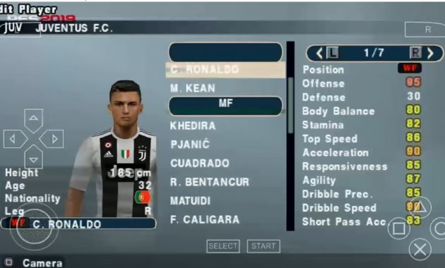 Download PES 2019 ISO PPSSPP English Version V7 Update  