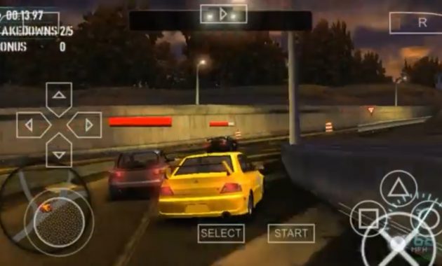 Masih seputar game balapan series Need for Speed Need For Speed Carbon-Own The City USA ISO/CSO PPSSPP Free Download