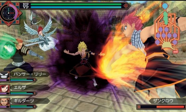pasti sudah familiar dong dengan judul Fairy Tail Download Fairy Tail: Portable Guild ISO/CSO PPSSPP Highly Compressed