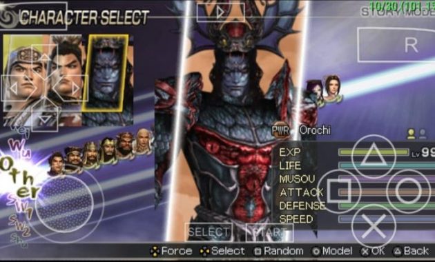 download game ppsspp warrior orochi 3 iso