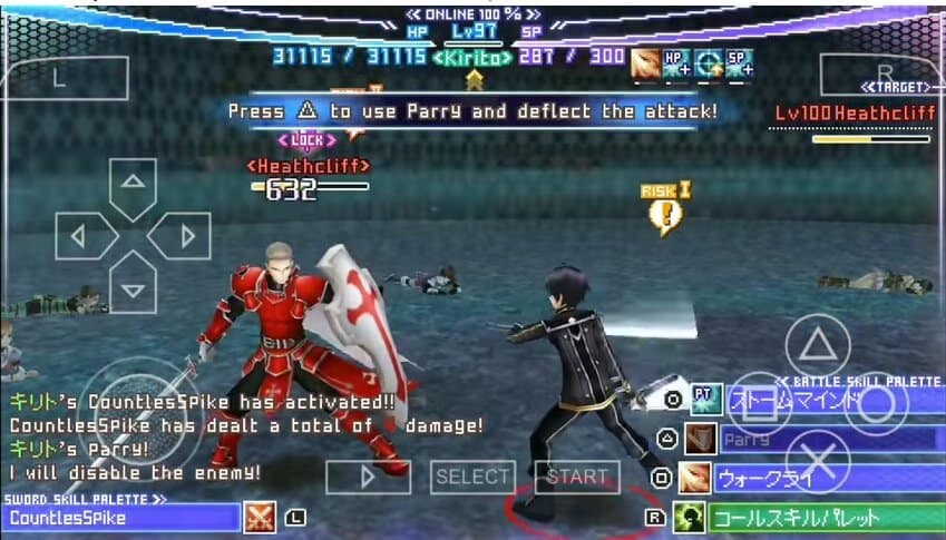 Sword Art Online Pt - PSP Português - PPSSPP Android 