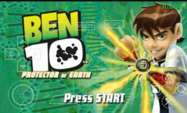 ben 10 protector of earth psp format cso